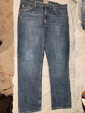 Wrangler 20x  Boot Cut Blue Jeans 38x34
